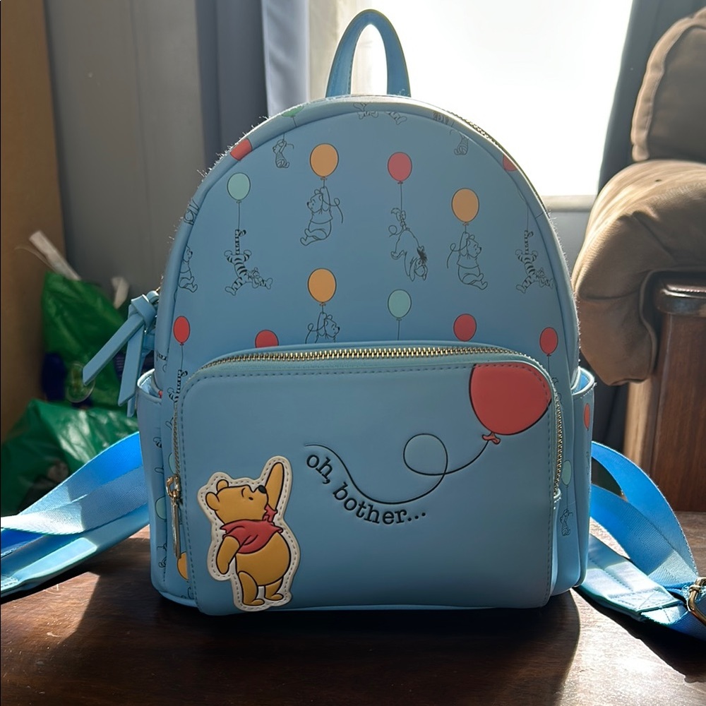 Disney Winnie the Pooh Blue Backpack